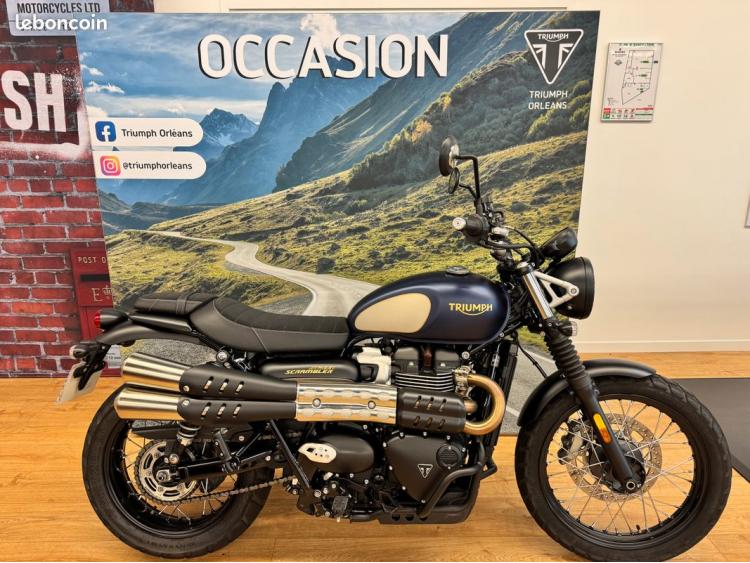 TRIUMPH STREET SCRAMBLER  900 GOLD LINE EDITION A2